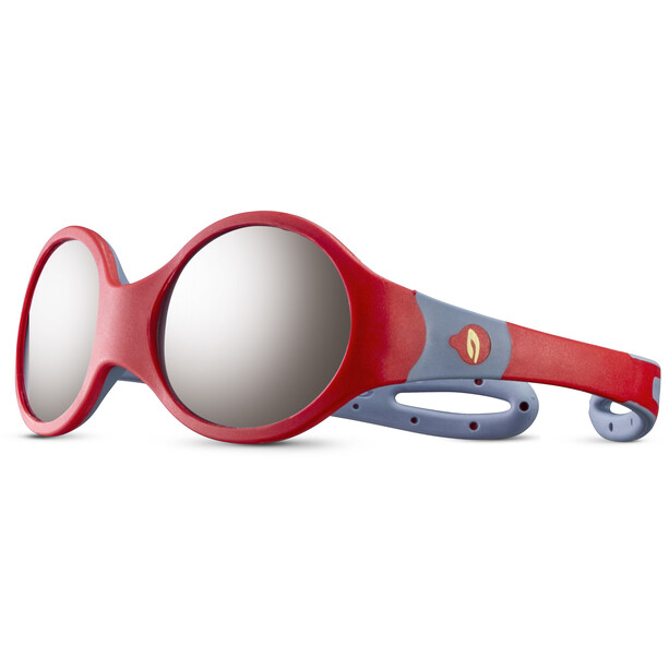 Julbo Loop M Spectron 4 Sunglasses Kids red/blue/grey flash silver