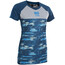 ION Scrub AMP Distortion T-shirt Dames, blauw/grijs