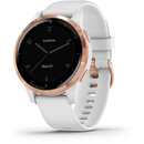 Garmin Vivoactive 4S Reloj Inteligente, blanco/rosa
