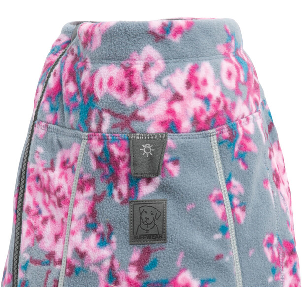Ruffwear Climate Changer Fleece Jas, grijs/roze