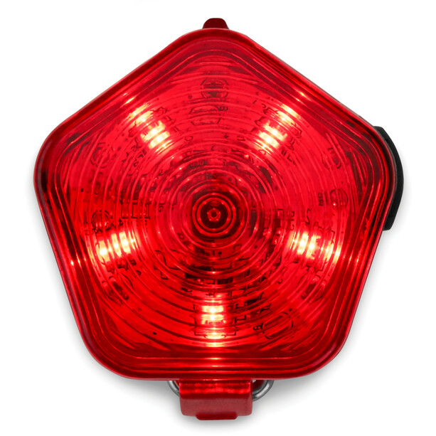 Ruffwear Audible Beacon Luz Seguridad, rojo/negro