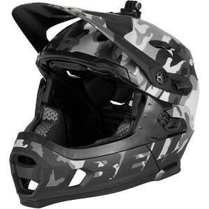 Bell Super DH MIPS Helm schwarz/grau