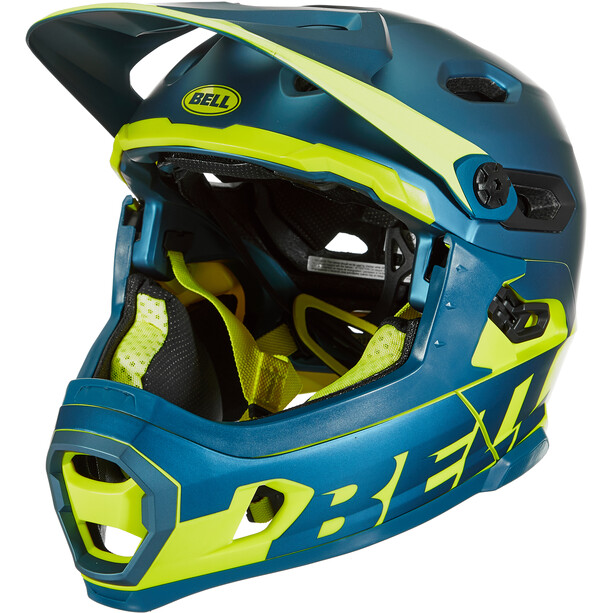 Bell Super DH MIPS Helmet matte/gloss blue/hi-viz