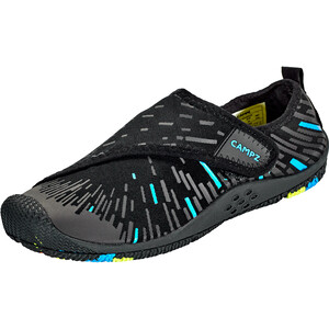 CAMPZ Zapatos Agua con Velcro, negro/azul negro/azul