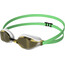 speedo Fastskin Speedsocket 2 Mirror Goggles green glow/white/gold