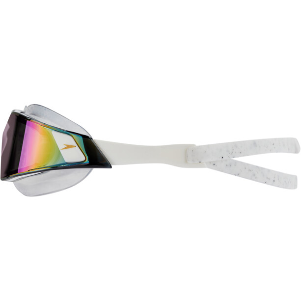 speedo Aquapulse Pro Mirror Goggles white/clear/purple gold