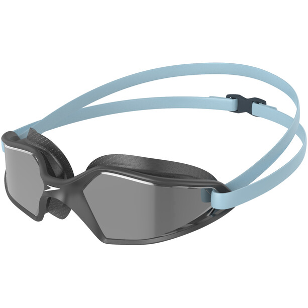 speedo Hydropulse Mirror Okulary pływackie, szary/niebieski