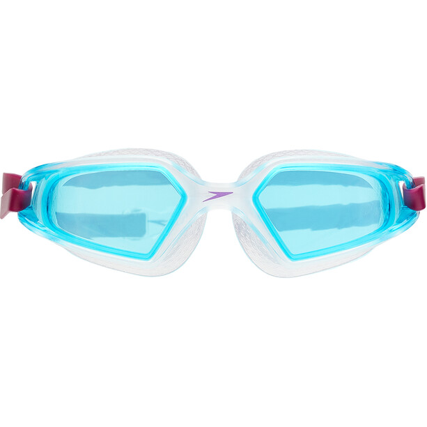 speedo Hydropulse Goggles Kids deep plum/clear/light blue