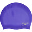 speedo Plain Moulded Bonnet de bain en silicone, violet