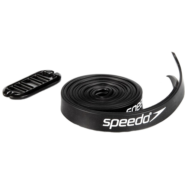 speedo Silicone Strap Branding black