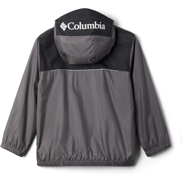 Columbia Bloomingport Windbreaker Jacke Kinder grau/schwarz