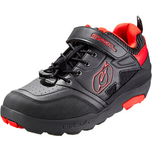 O'Neal Traverse Flat Chaussures Homme, noir/rouge noir/rouge