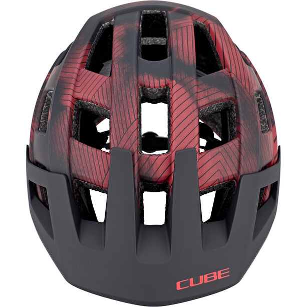 Cube Badger Helm rot