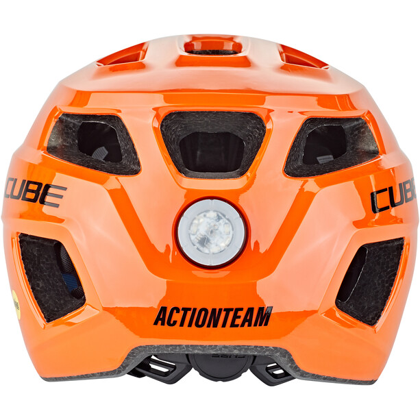 Cube Linok X Actionteam Casco, arancione