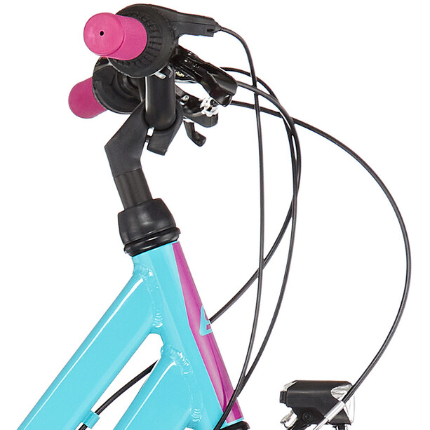 s'cool chiX twin alloy 24 21-S Kinderen, turquoise/violet