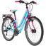 s'cool chiX twin alloy 24 21-S Kinderen, turquoise/violet