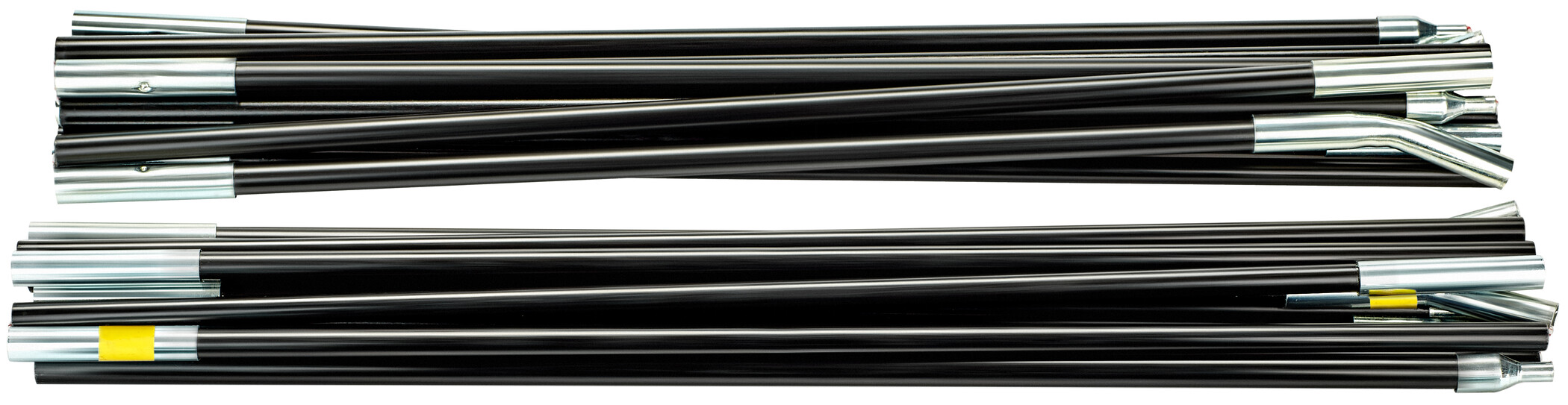 CAMPZ Glasfaser Gestänge-Set 11mm/7,0m schwarz 2020 
