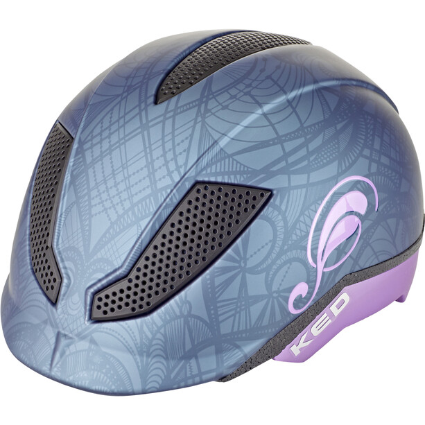 KED Pina Helm Kinderen, blauw/roze