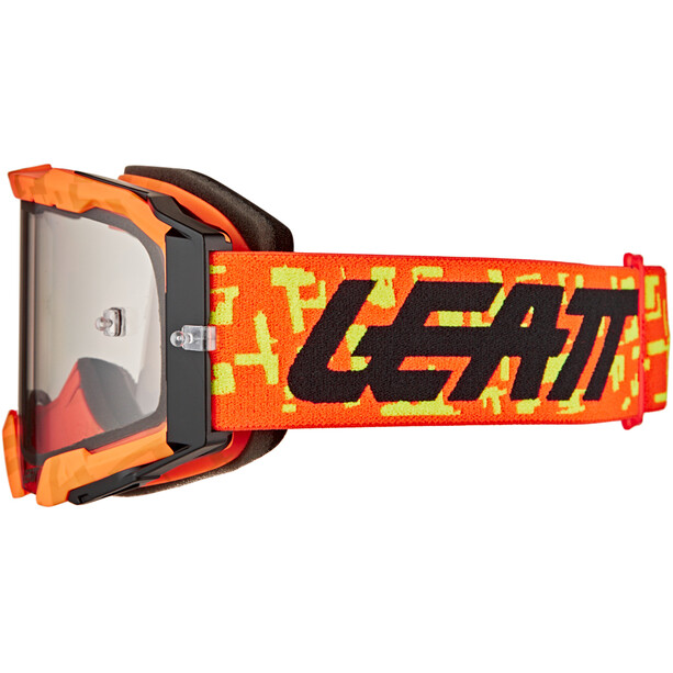 Leatt Velocity 5.5 Brille mit Anti-Fog Glas orange