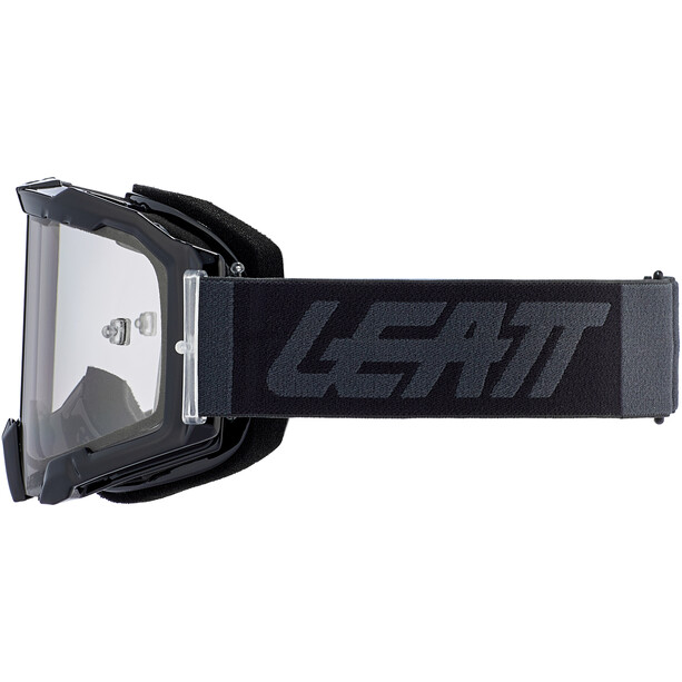 Leatt Velocity 4.5 Maschera con lenti antiappannamento, nero/grigio