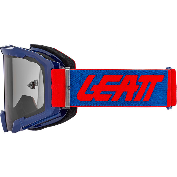 Leatt Velocity 4.5 Maschera con lenti antiappannamento, blu/rosso