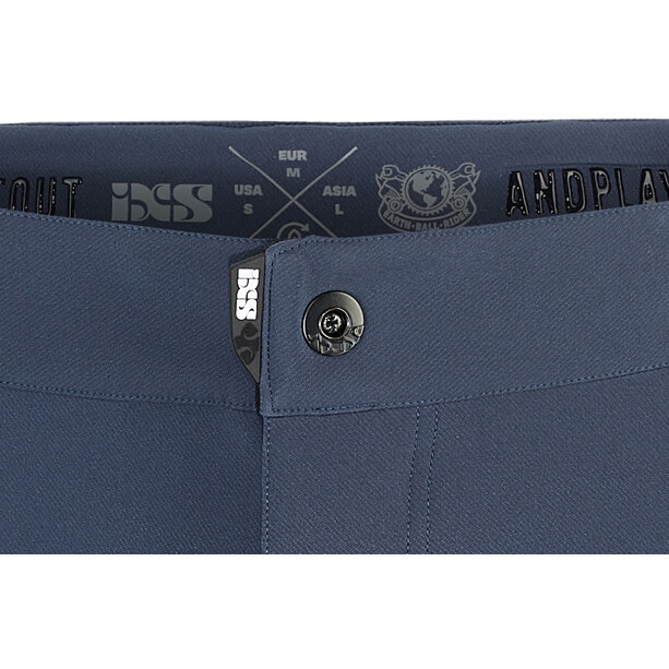IXS Carve Evo Spodnie krótkie Mężczyźni, niebieski