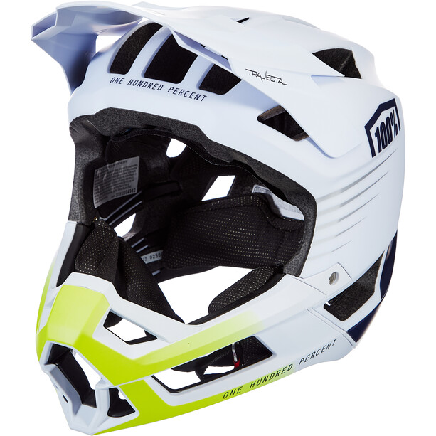 100% Trajecta Helmet white/navy