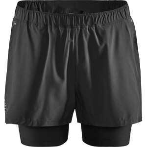 Craft ADV Essence Shorts 2-en-1 Elásticos Hombre, negro negro