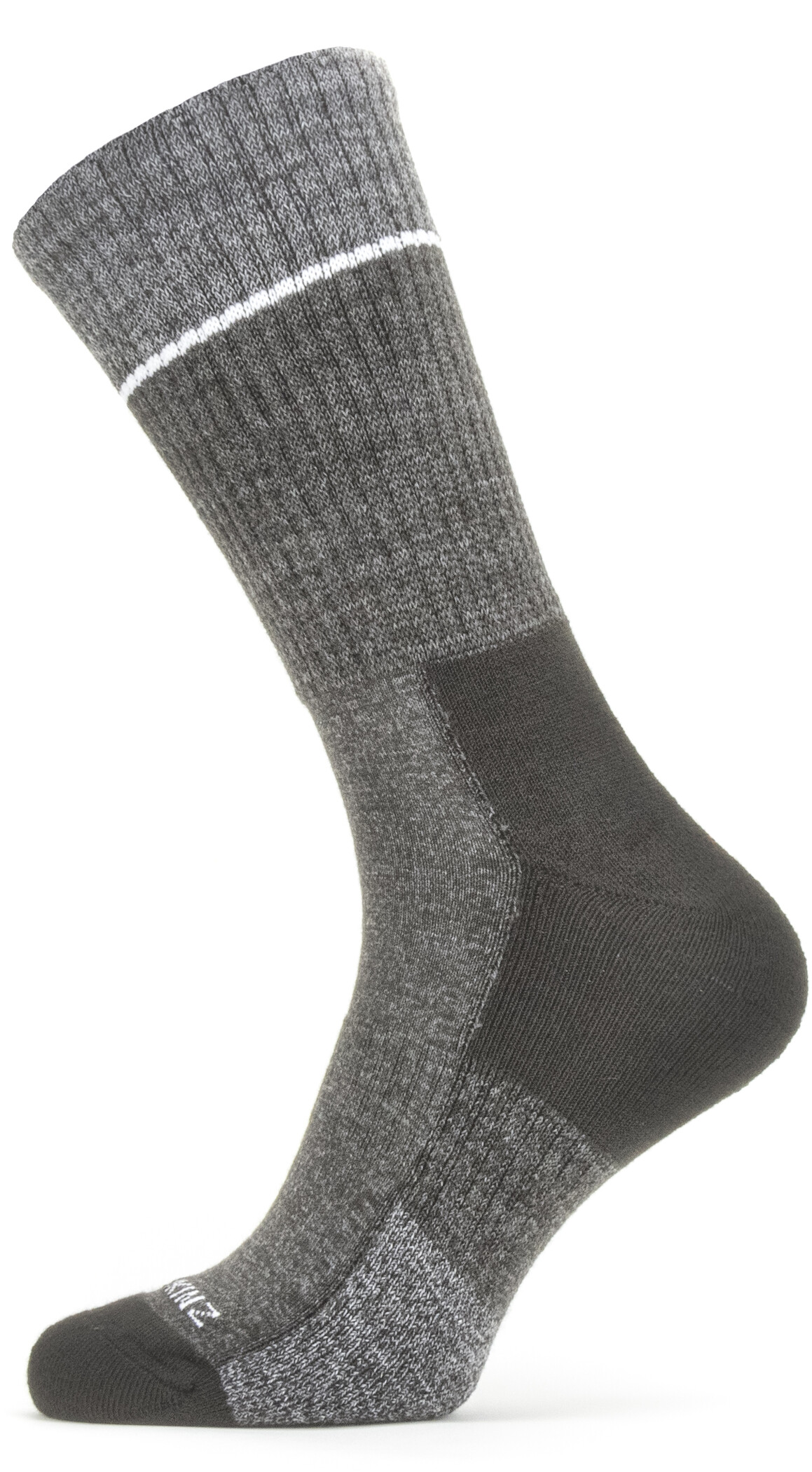 Sealskinz Solo QuickDry Mid-Cut Socken schwarz/grau