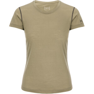 super.natural Base 140 T-shirt Femme, vert vert