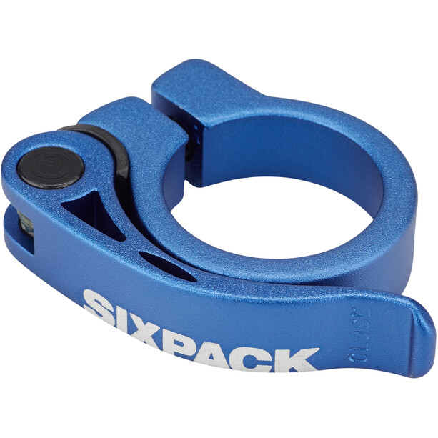 Sixpack Menace Sattelklemme Ø31,8mm blau