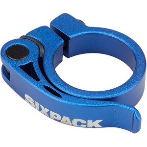 Sixpack Menace Sattelklemme Ø34,9mm blau blau