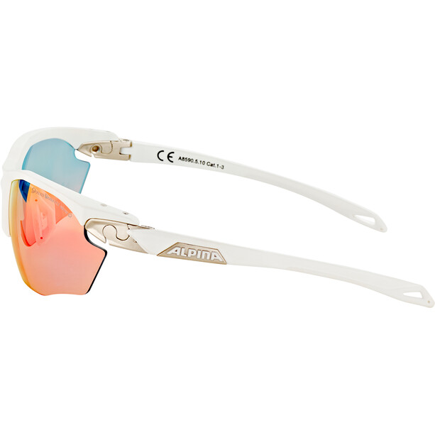 Alpina Twist Five HR QVM+ Gafas, blanco/Plateado