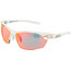 Alpina Twist Five HR QVM+ Glasses white matt-silver/rainbow mirror