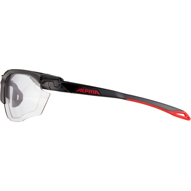 Alpina Twist Five HR VL+ Gafas, negro/rojo