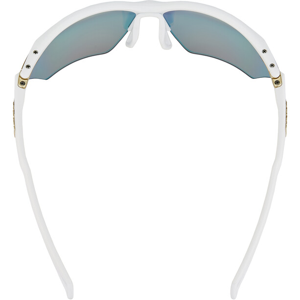 Alpina Twist Five HR S QVM+ Glasses white matt-silver/rainbow mirror