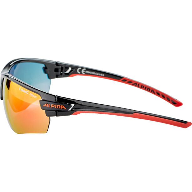 Alpina Tri-Scray 2.0 HR Gafas, negro/rojo