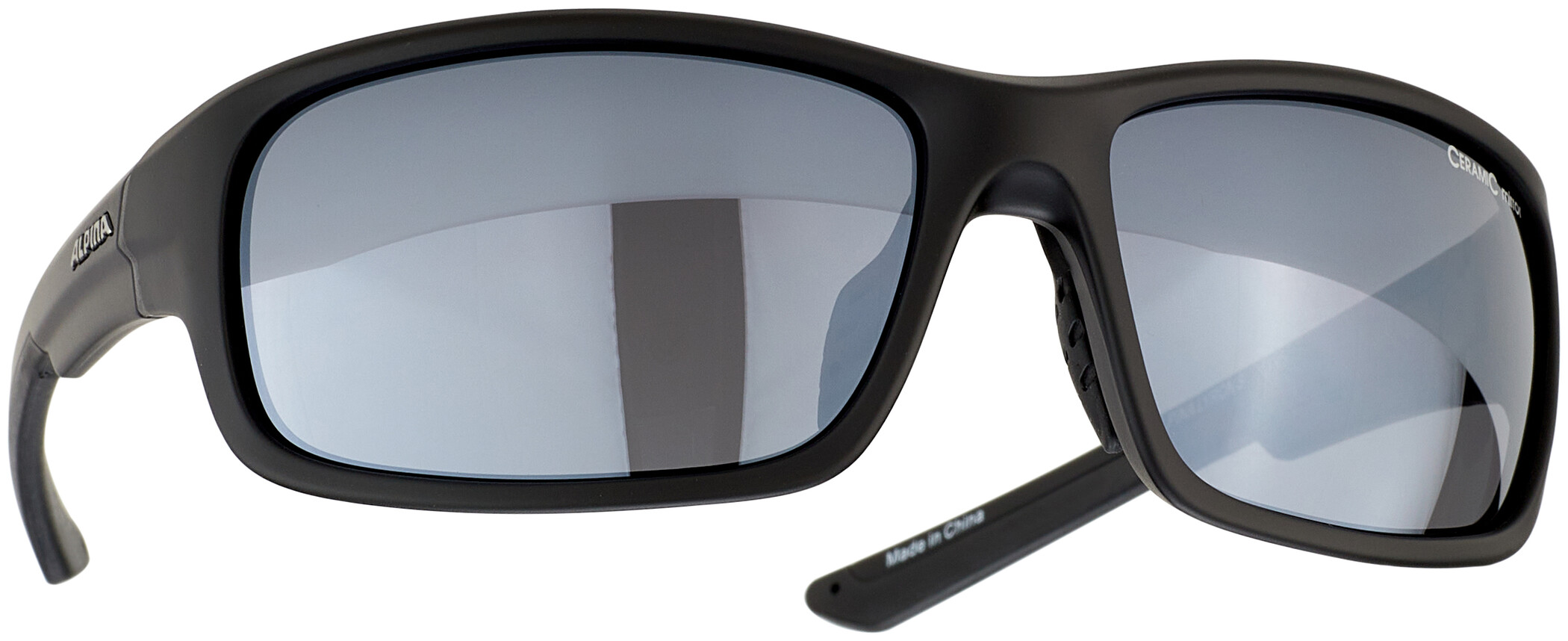 Alpina Sonnenbrille Lyron S schwarz matt schwarz verspiegelt 
