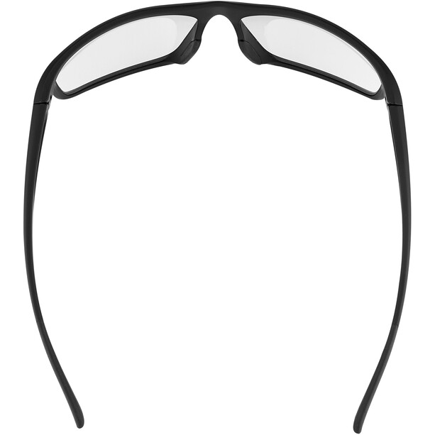 Alpina Defey Glasses black matt/clear mirror