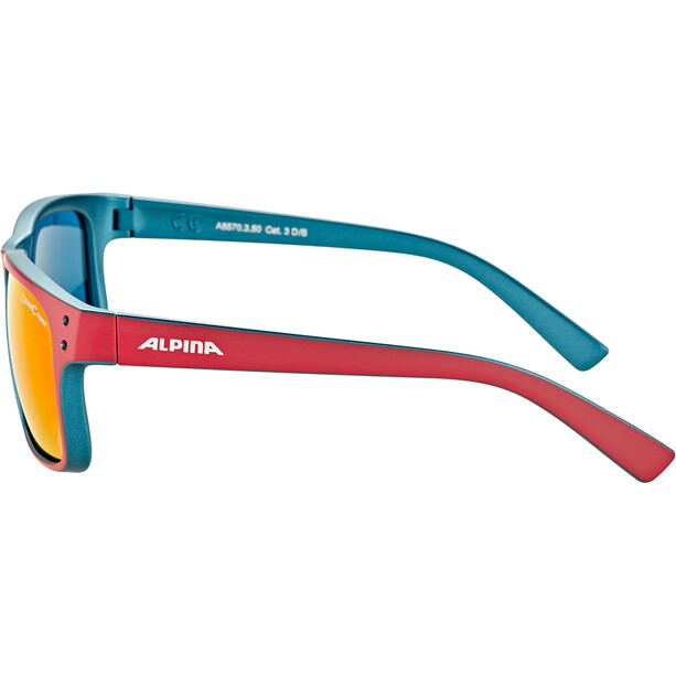 Alpina Kosmic Okulary rowerowe, czerwony/niebieski