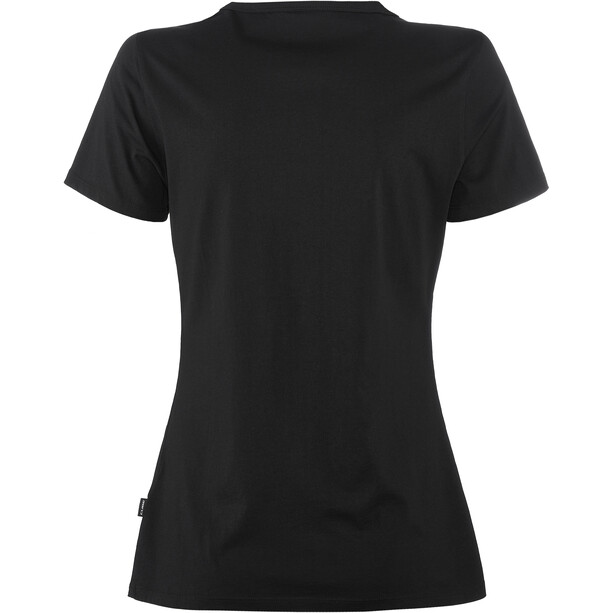 Cube Organic T-Shirt Classic Logo Femme, noir
