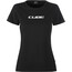 Cube Organic T-Shirt Classic Logo Femme, noir