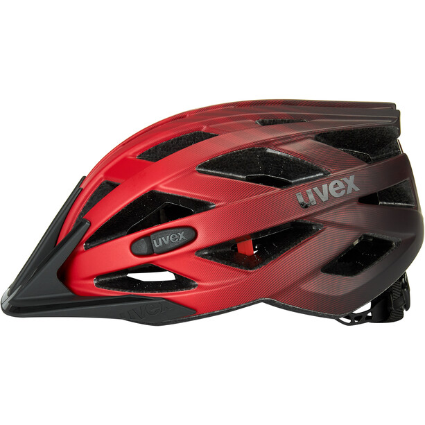 UVEX I-VO CC Kask rowerowy, czerwony/czarny