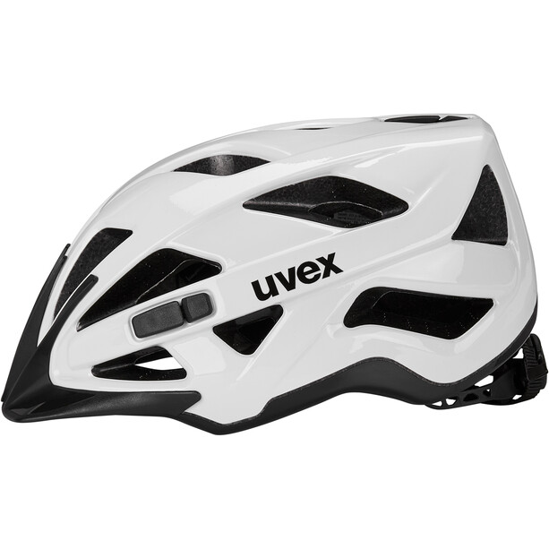 UVEX Active Kask rowerowy, biały/czarny