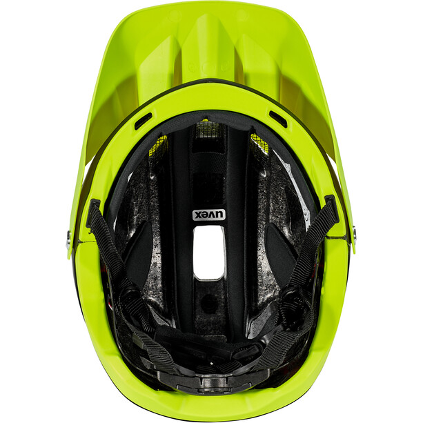 UVEX Quatro Integrale Helmet black lime mat