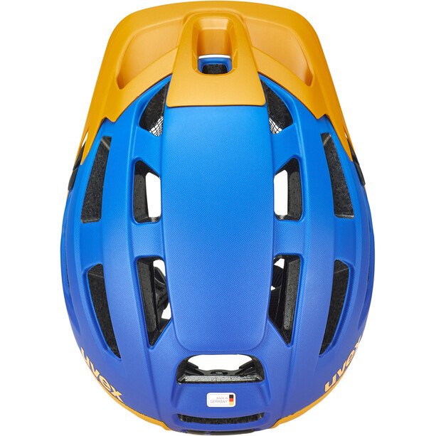 UVEX Finale 2.0 Kask rowerowy, niebieski/żółty