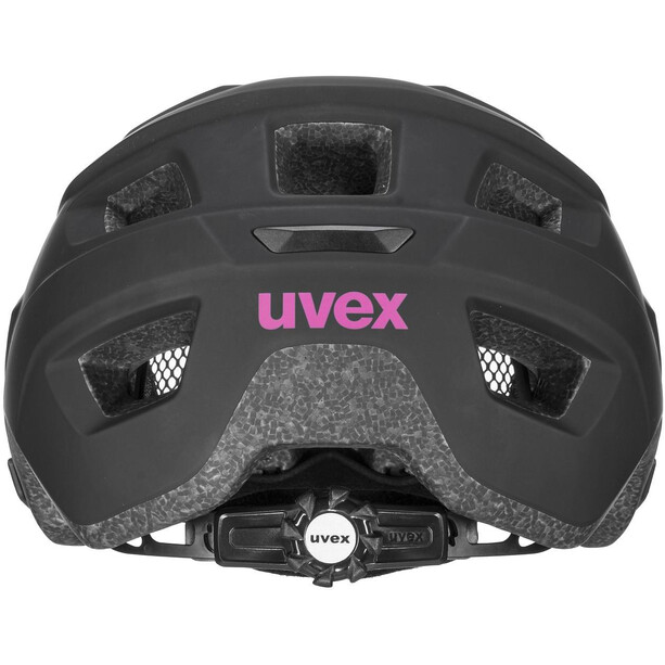 UVEX Access Casco, nero/rosa
