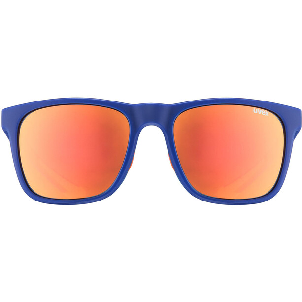 UVEX LGL 42 Occhiali, blu/arancione