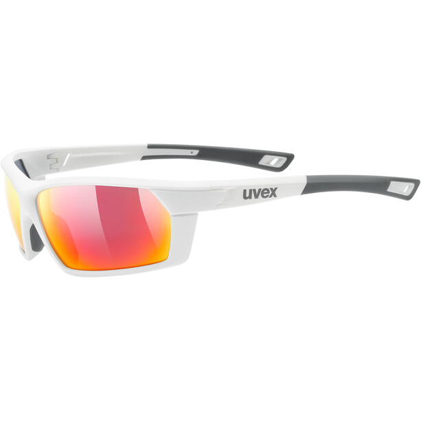 UVEX Sportstyle 225 Lunettes, blanc/rouge