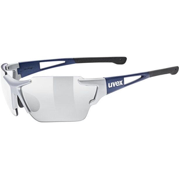 UVEX Sportstyle 803 Race Vario Okulary Small, srebrny/niebieski